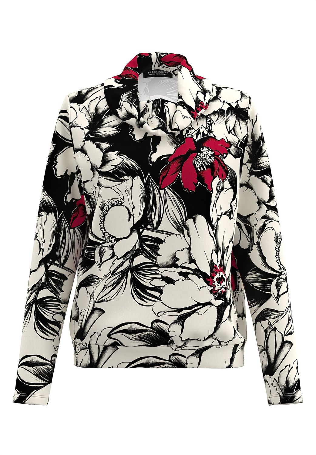 Frank Walder Langarm Shirt Rood NOS726409