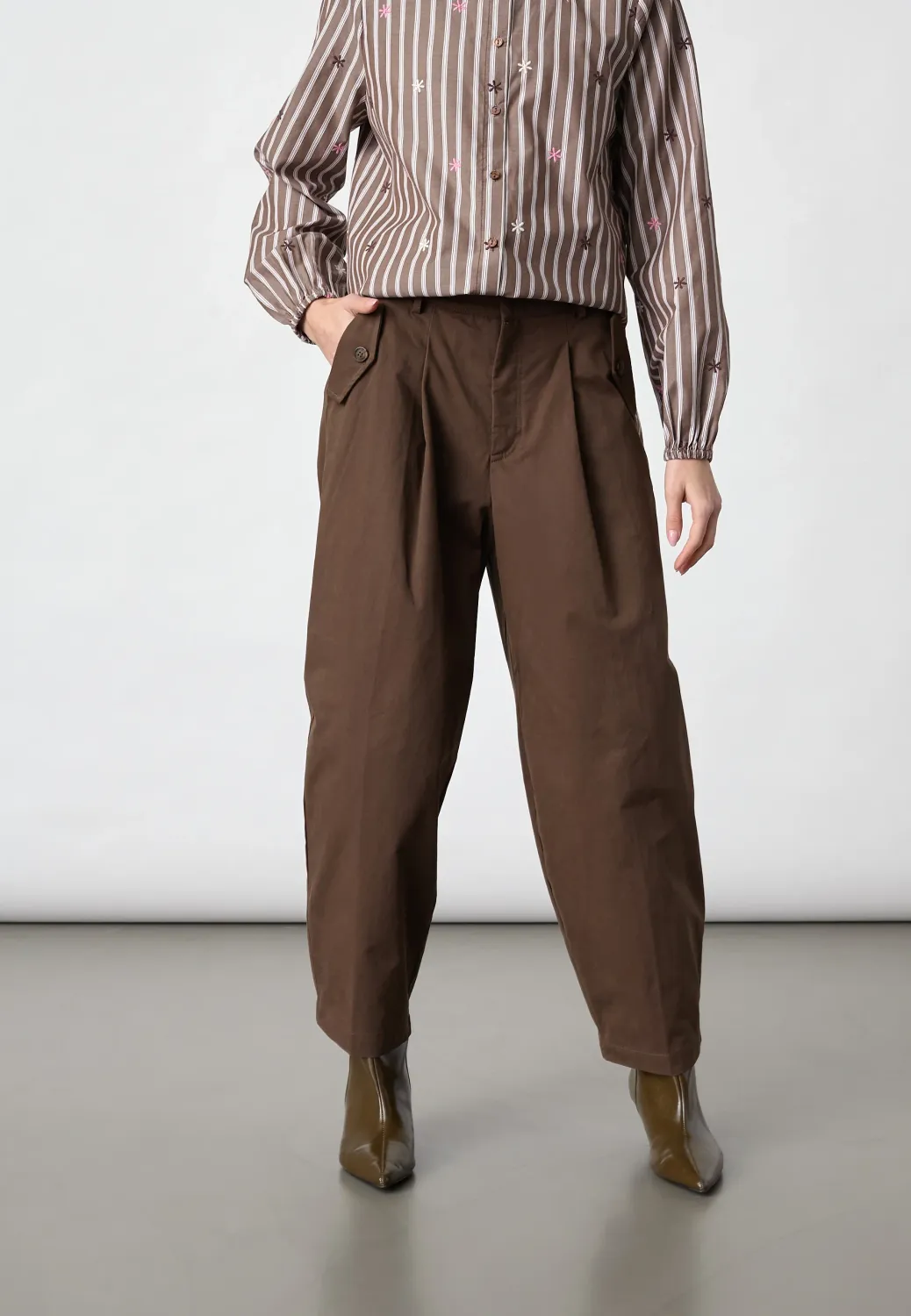 Sisters Point Broek met relaxte pasvorm Bruin