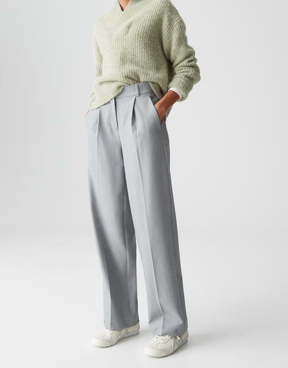 Opus Maiga fresh Broek Grijs