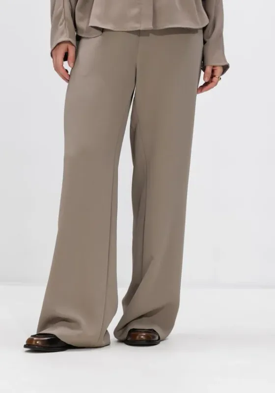 Neo Noir Lunet crepe pants Bruin