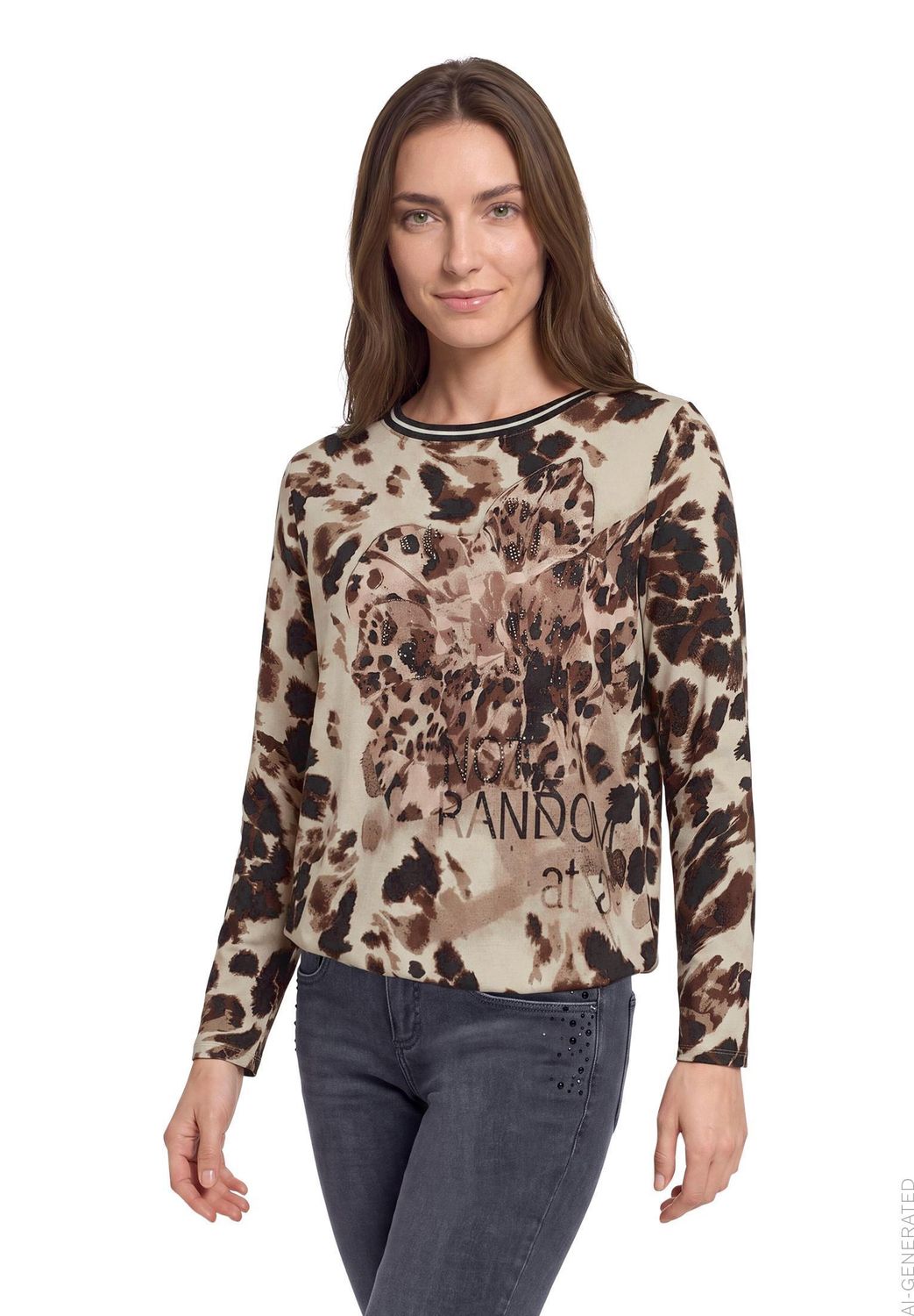 Betty Barclay Dierenprint en decoratieve Beige/Black