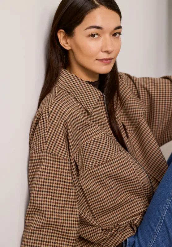 moreandmore Oversized Blouson Bruin