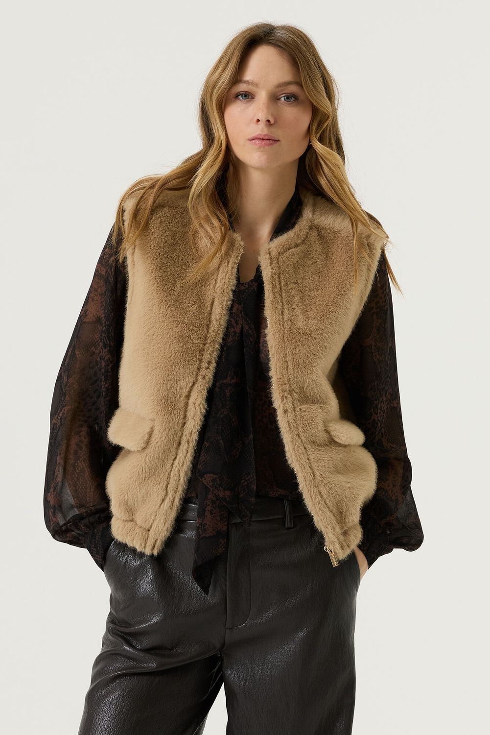 Garcia zachte Jacket Beige