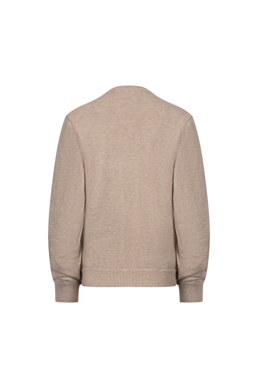 Nukus Merel Trui lurex Beige