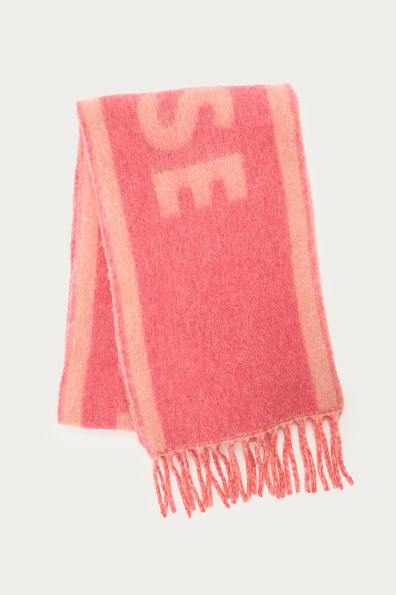 My Jewellery Sjaal met franjes 'La vie en rose' Roze