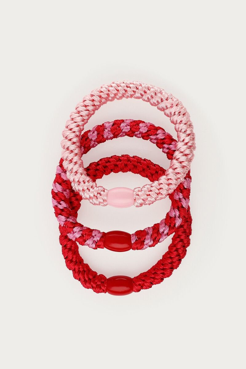 My Jewellery Haarelastieken set Rood