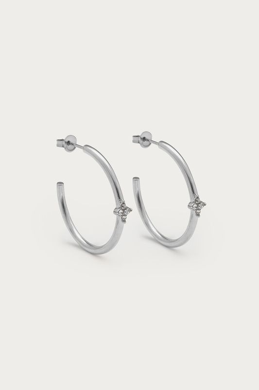 My Jewellery Magical oorringen met klaver Strass Zilver
