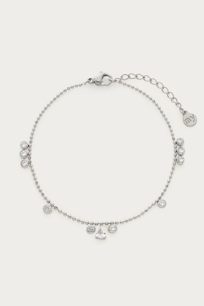 My Jewellery Magical armband met dots strass stenen Zilver