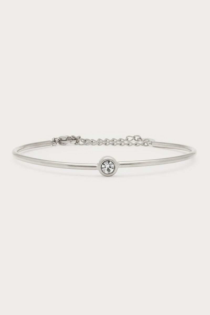 My Jewellery Magical bangle met strass steen dot Zilver