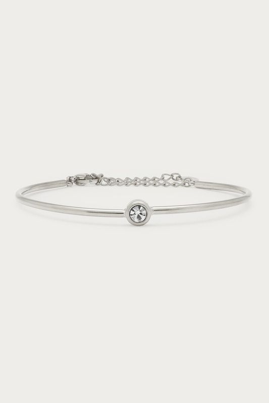 My Jewellery Magical bangle met strass steen dot Zilver