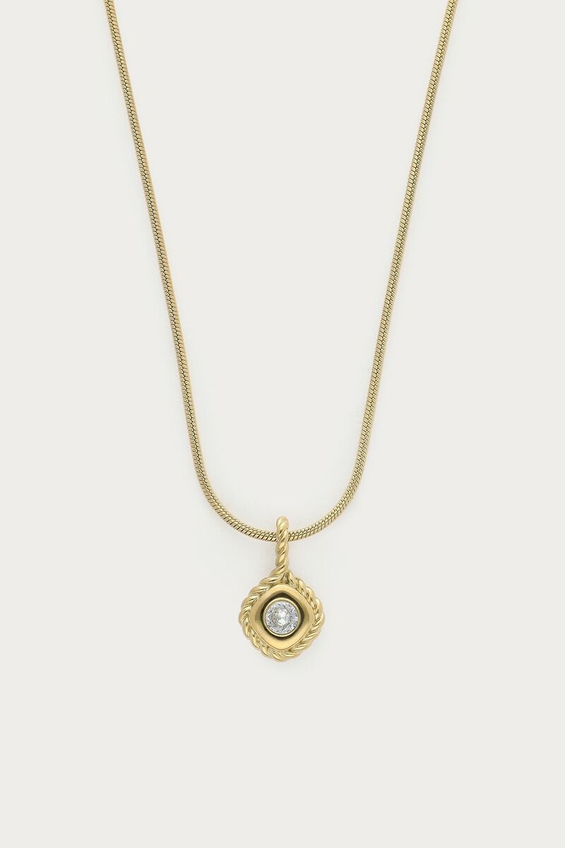 My Jewellery Magical vintage ketting met strass steen Goud