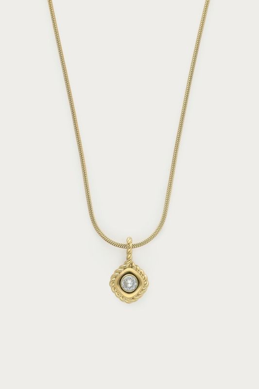 My Jewellery Magical vintage ketting met strass steen Goud
