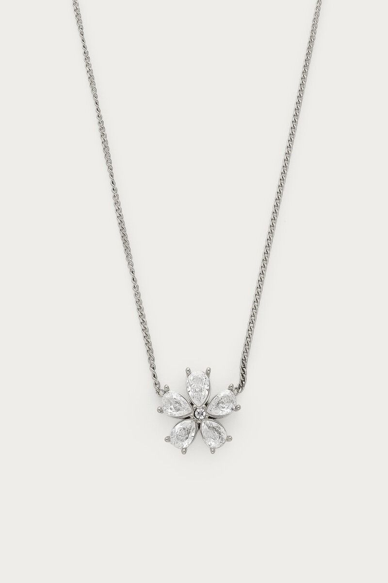 My Jewellery Magical ketting met bloemen strass steen