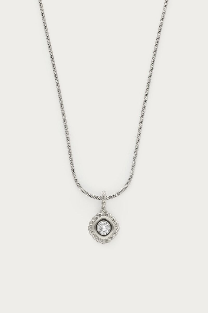 My Jewellery magical vintage ketting met strass steen Zilver