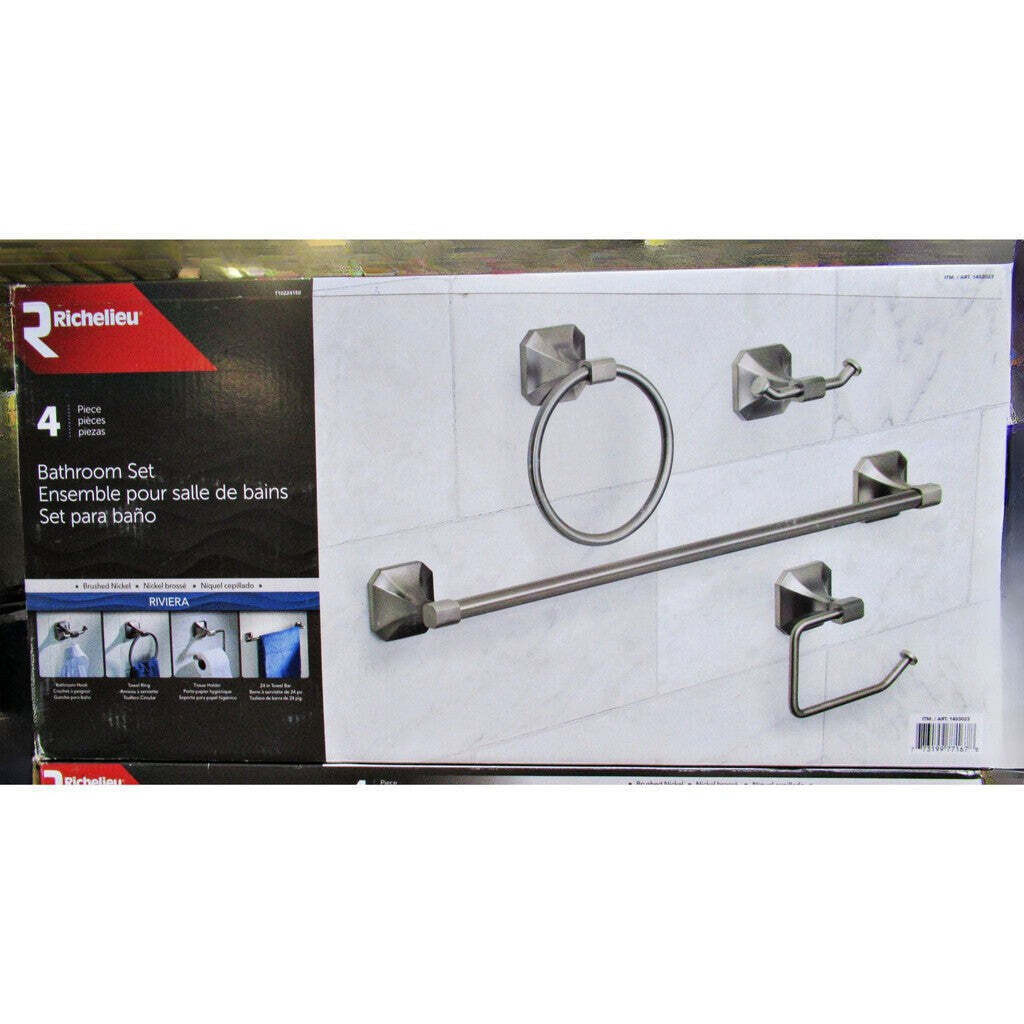 Richelieu 4 - piece Bathroom Accessory Kit