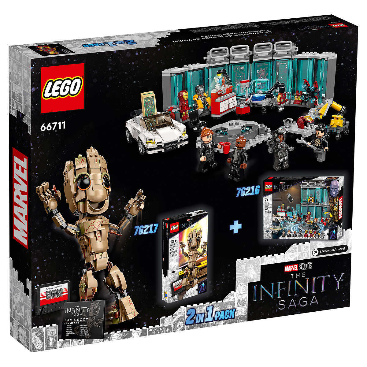 LEGO Marvel Baby Groot and Iron Man Co-Pack