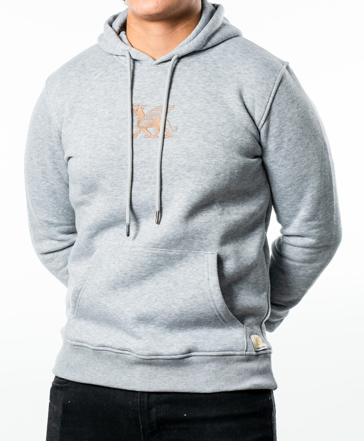 Mesutopia - Unisex Hoodie, Color: Grey, Size: SMALL
