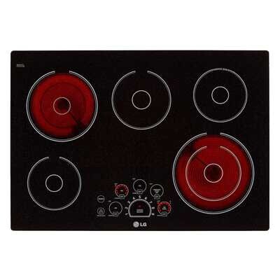 LG 30 in. Electric Cooktop with SmoothTouch Controls