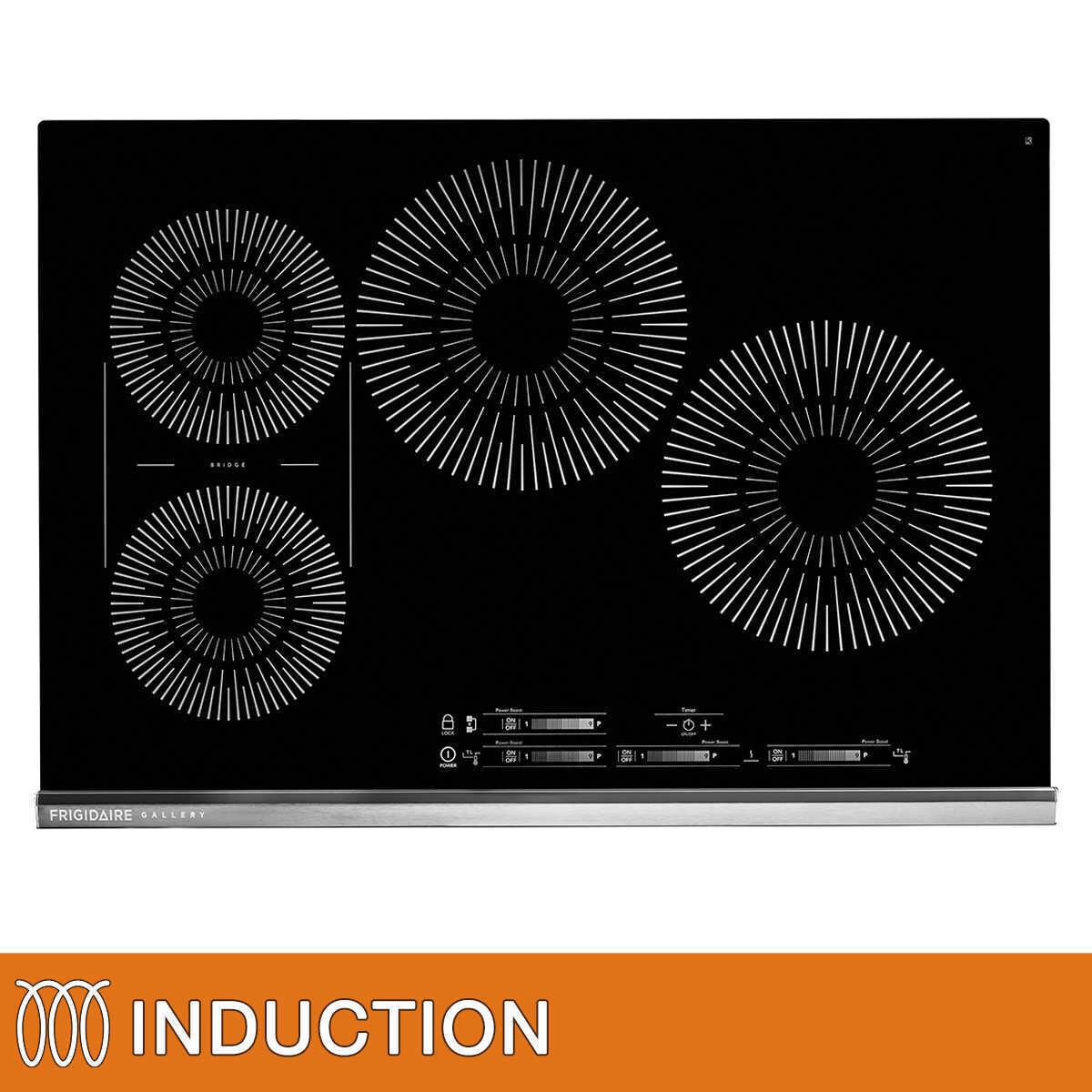 Frigidaire Gallery 30 in. Black Induction Cooktop with Auto Pot Detection