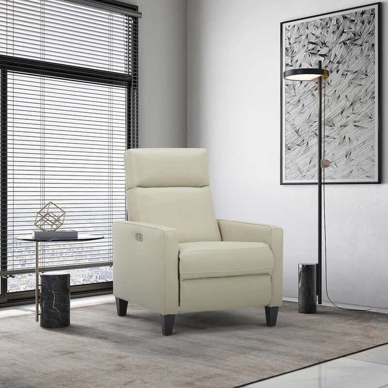 Gilman Creek -Leather Power Recliner with Manual Headrest