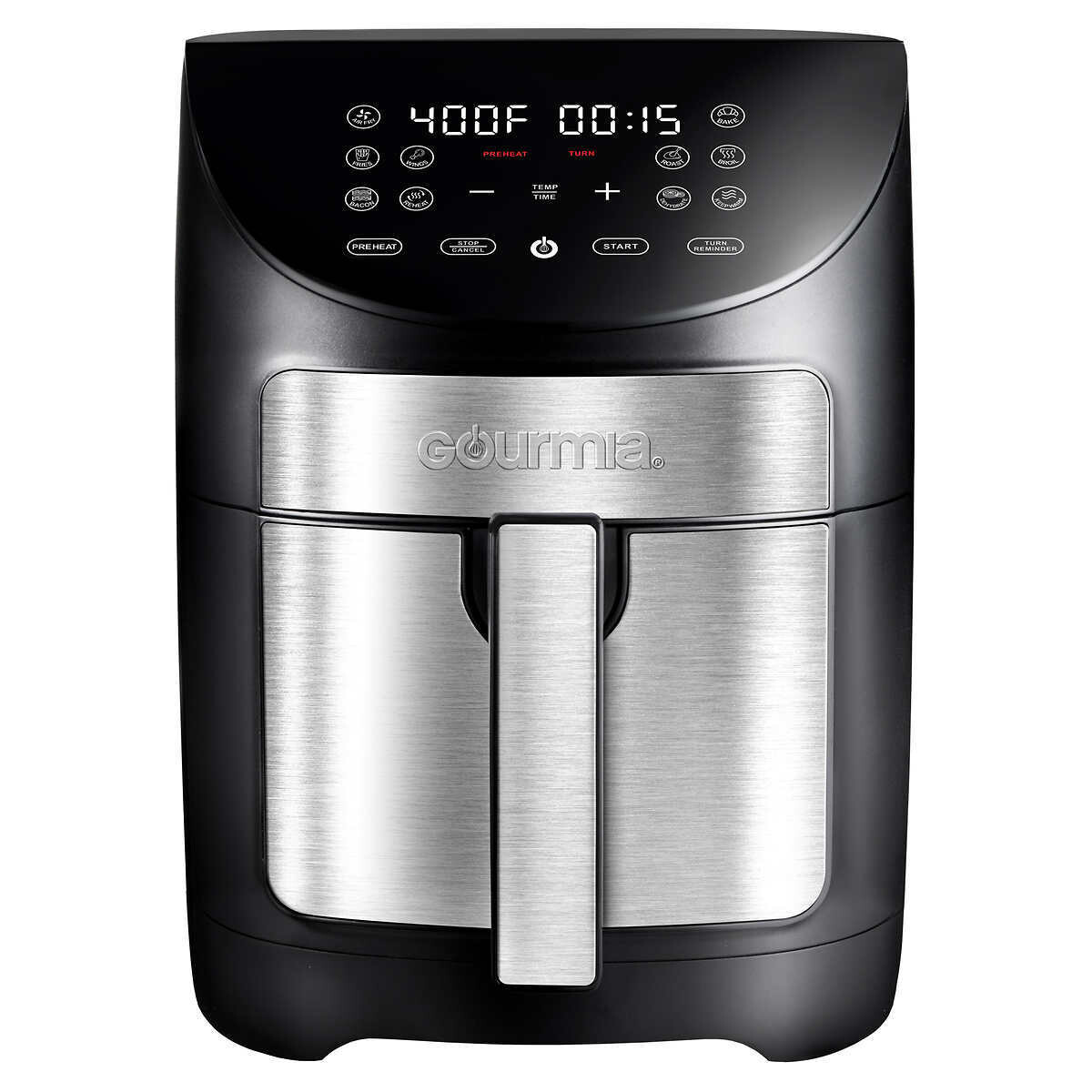 Gourmia 7 Quart Digital Air Fryer With Preheat and Turn Reminder