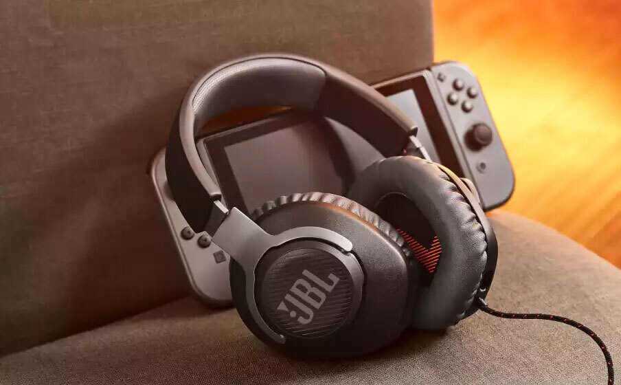 JBL Quantum Series 100 Over-Ear Wired Gaming Headset - Black