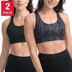 Lole - Ladies Sport Bra - 2PK-, Color: black, Size: SMALL