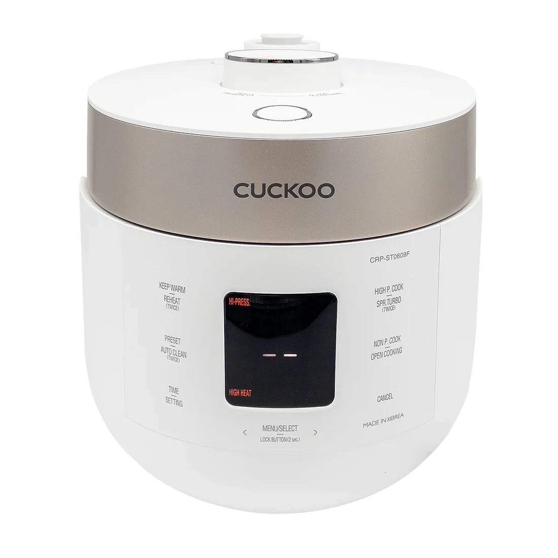 Cuckoo 6-cup Twin Pressure Rice Cooker and Warmer