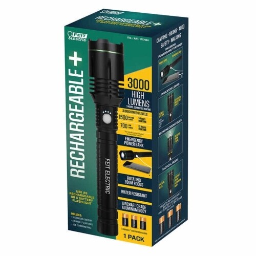 Rechargeable 3000 Lumen