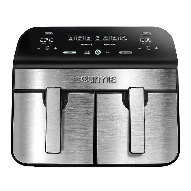 Gourmia Air Fryer Dual Basket 10 Q