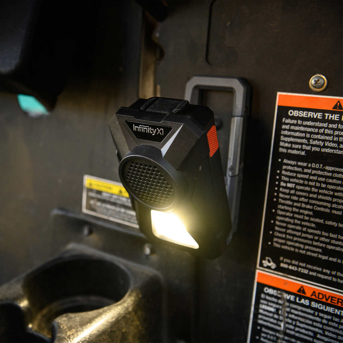 nfinity X1 Work Lights w/Bluetooth Speakers, 2-pack