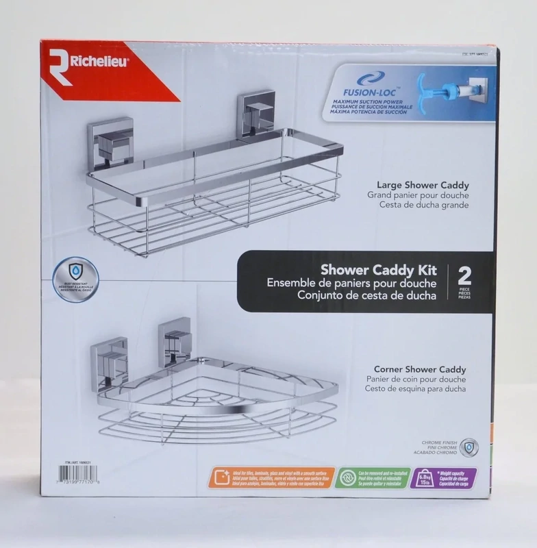 RICHELIEU SHOWER CADDY KIT 2 PCS