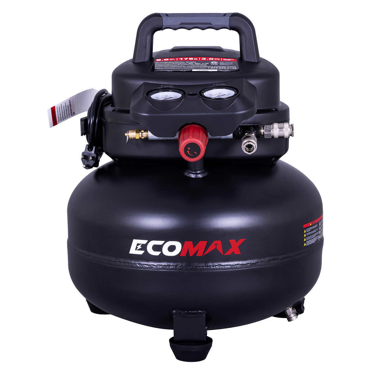 Ecomax 6Gal Pancake Air Compressor