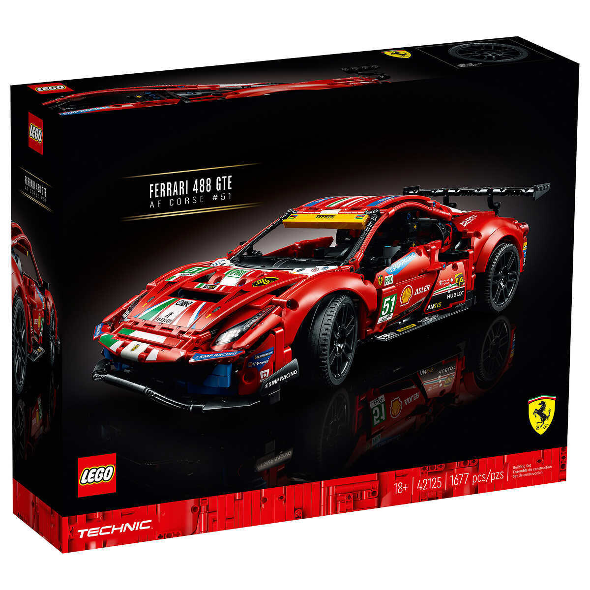 LEGO Technic Ferrari 488 GTE AF Corse #51 - 42125
