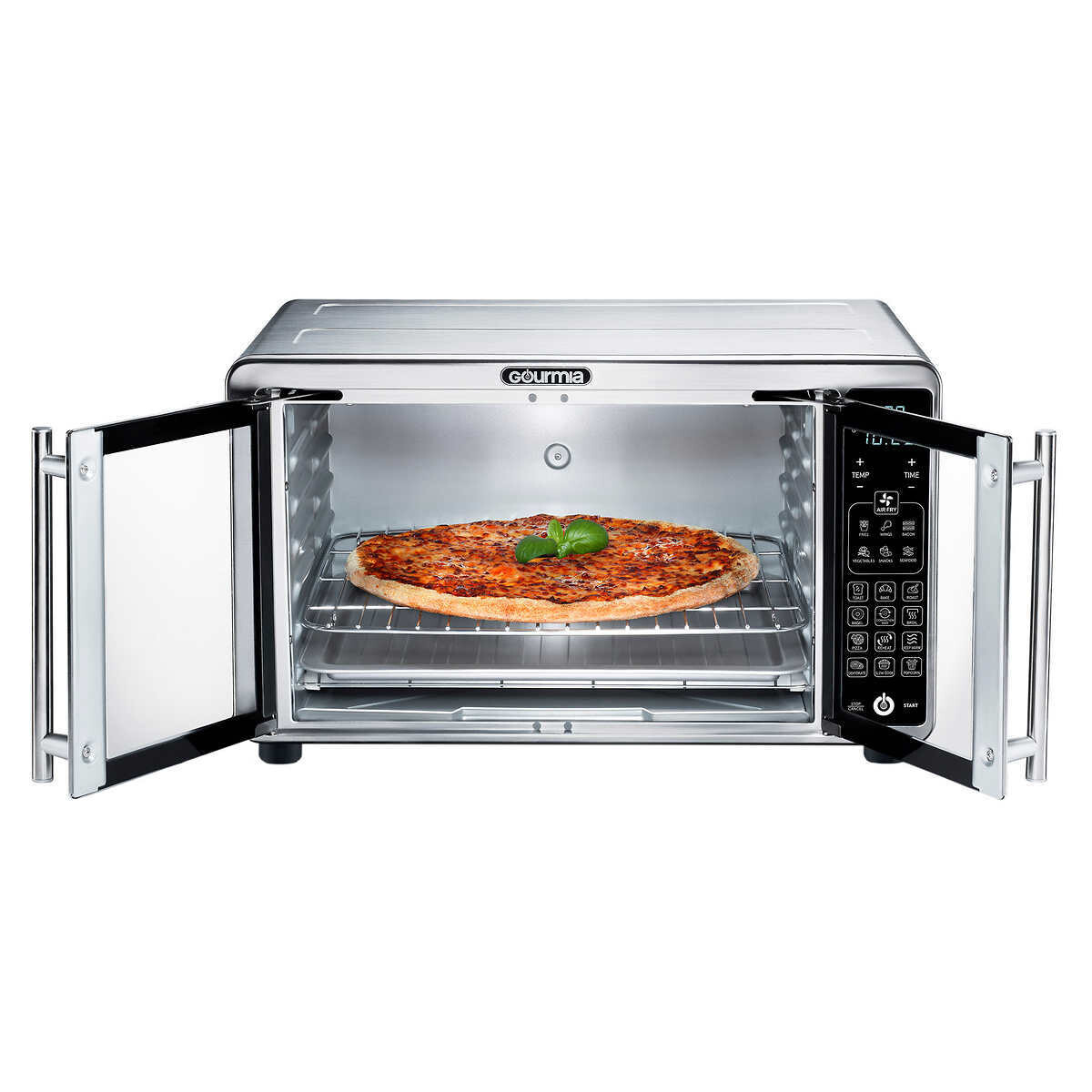 Gourmia XL Digital Air Fryer Oven with Single-Pull French Doors