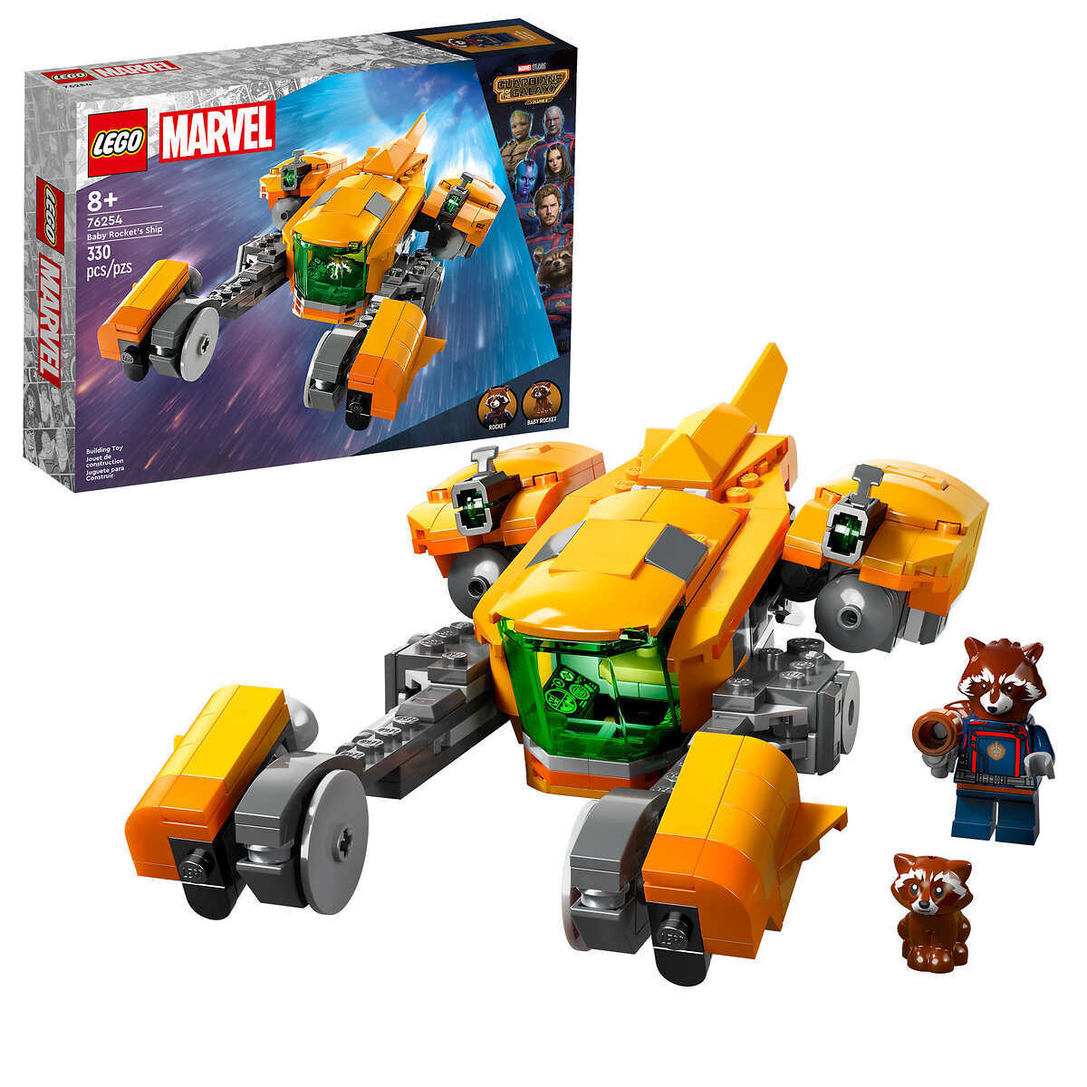 LEGO Marvel Baby Rocket’s Ship 76254