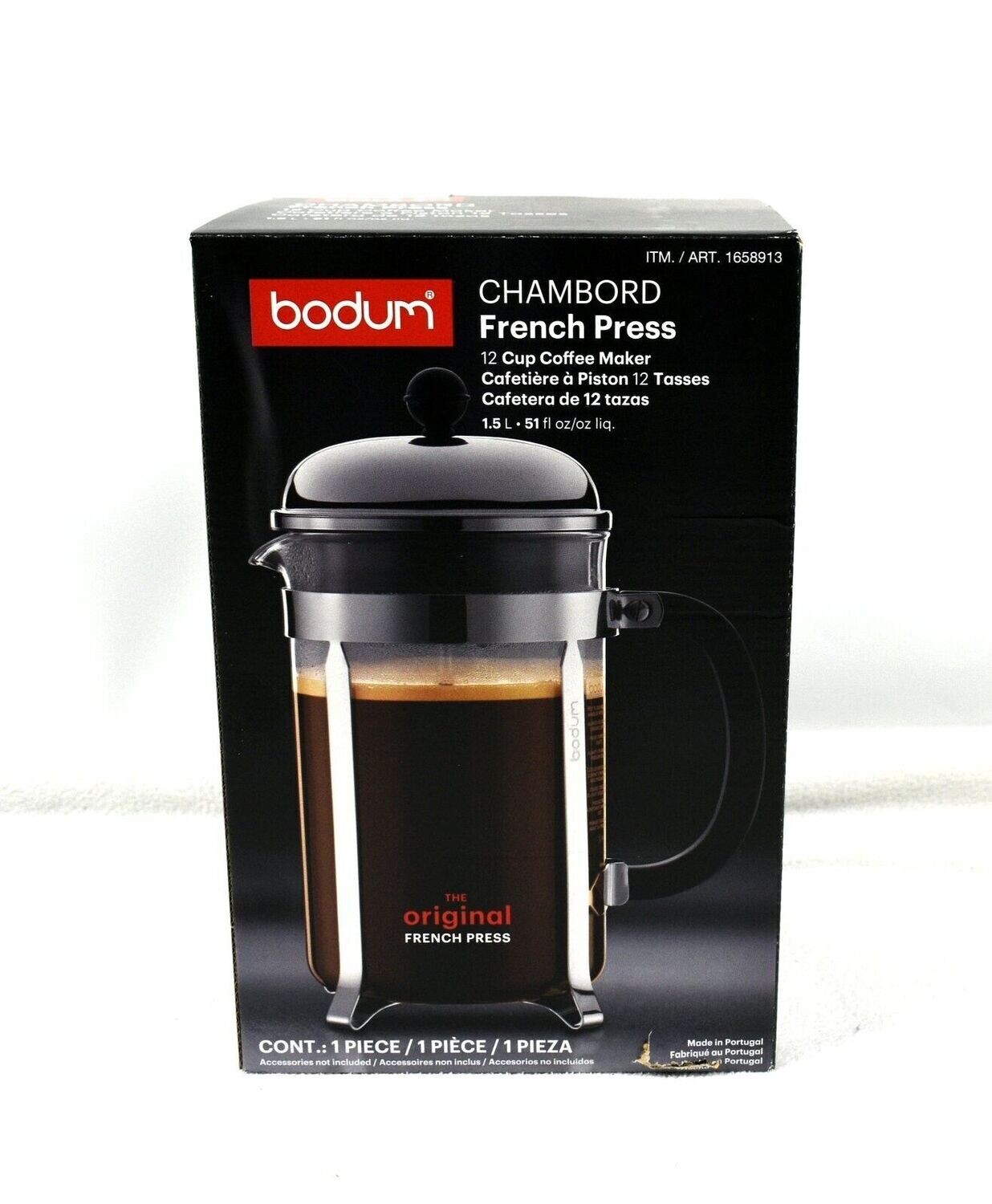 BODUM CHAMBORD COFFEE MAKER 12 CUPS