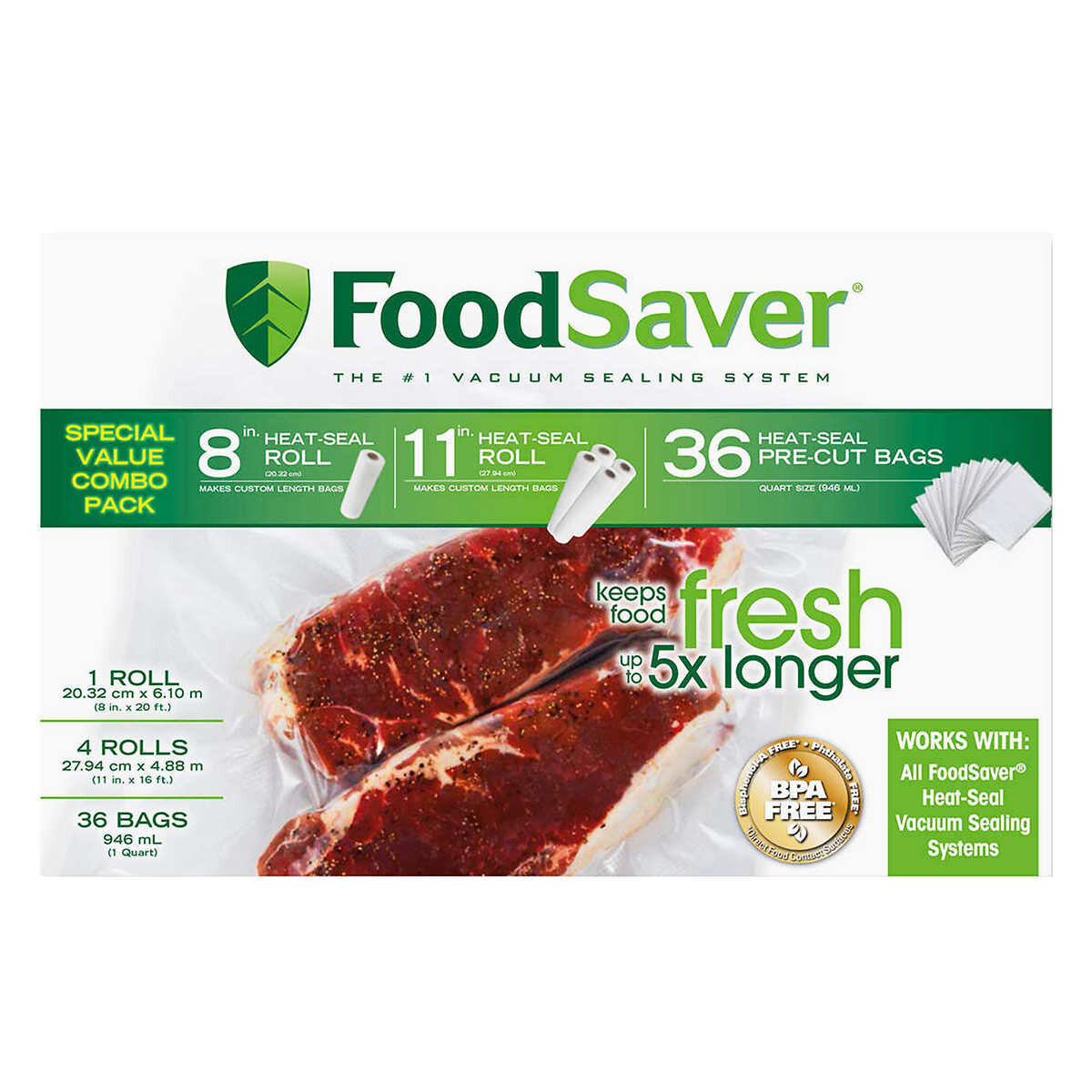 Food Saver - Vacuum Sealing System - Combo Pack