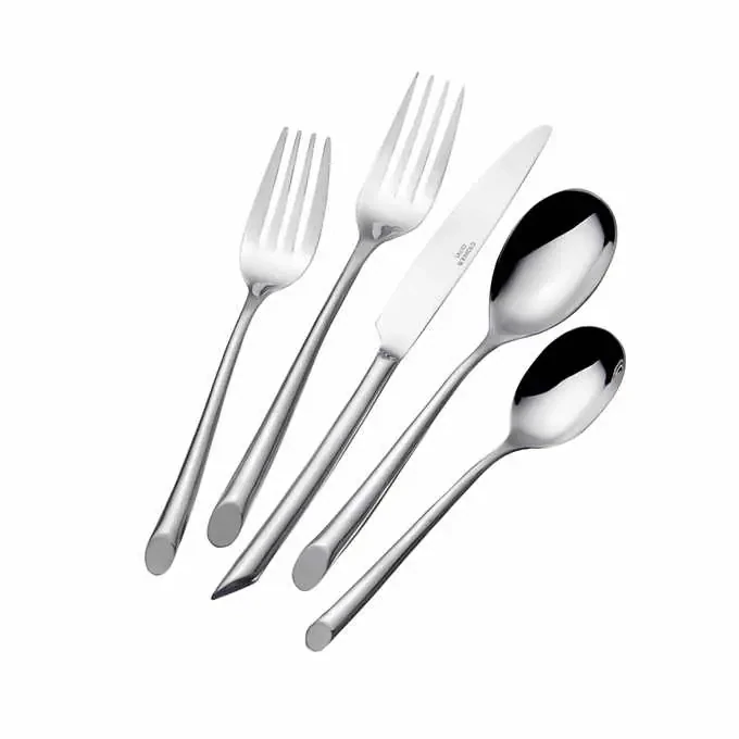 Mikasa Wave Forged Flatware Set, 40-piece