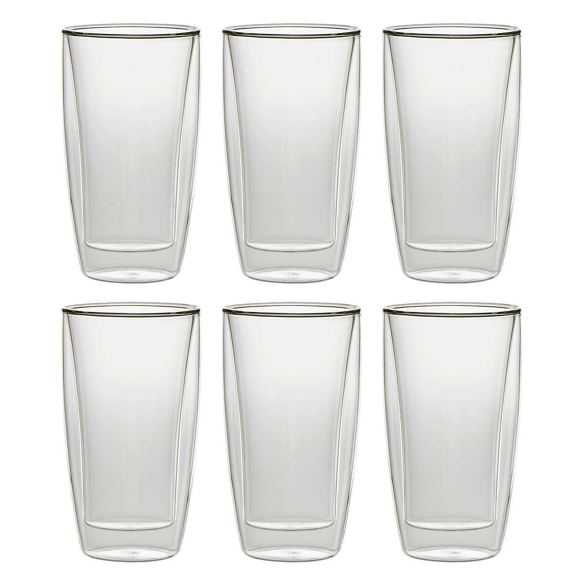 J.A. Henckels 354 mL Double Wall Glass Set, 6-piece