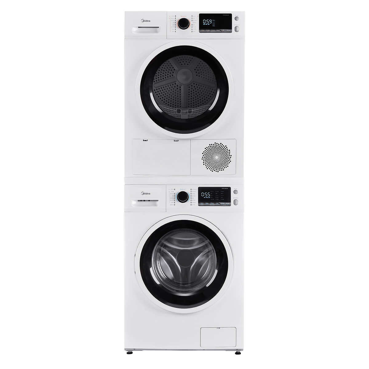 Midea 24 in. 2-piece Condo Size Laundry Suite  washer and  dryer