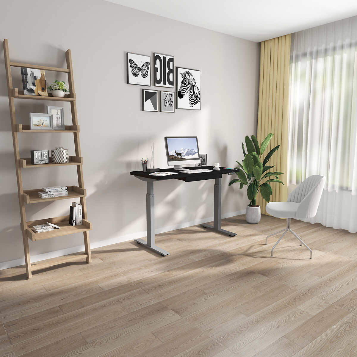 Motionwise 121.9 cm × 61 cm (48 in. × 24 in.) Height Adjustable Standing Desk