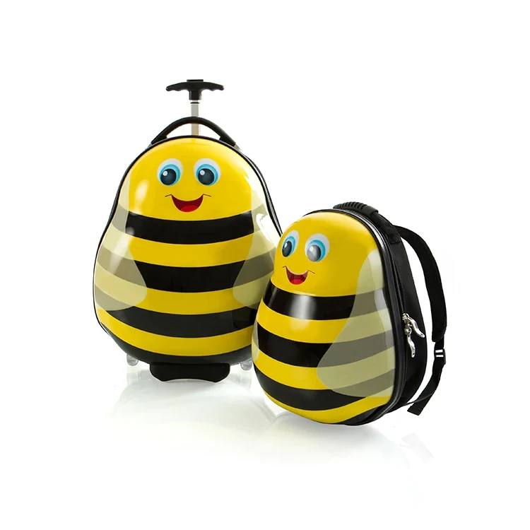 TRAVEL TOTS BUMBLE BEE - KIDS LUGGAGE &amp; BACKPACK SET  2  pc