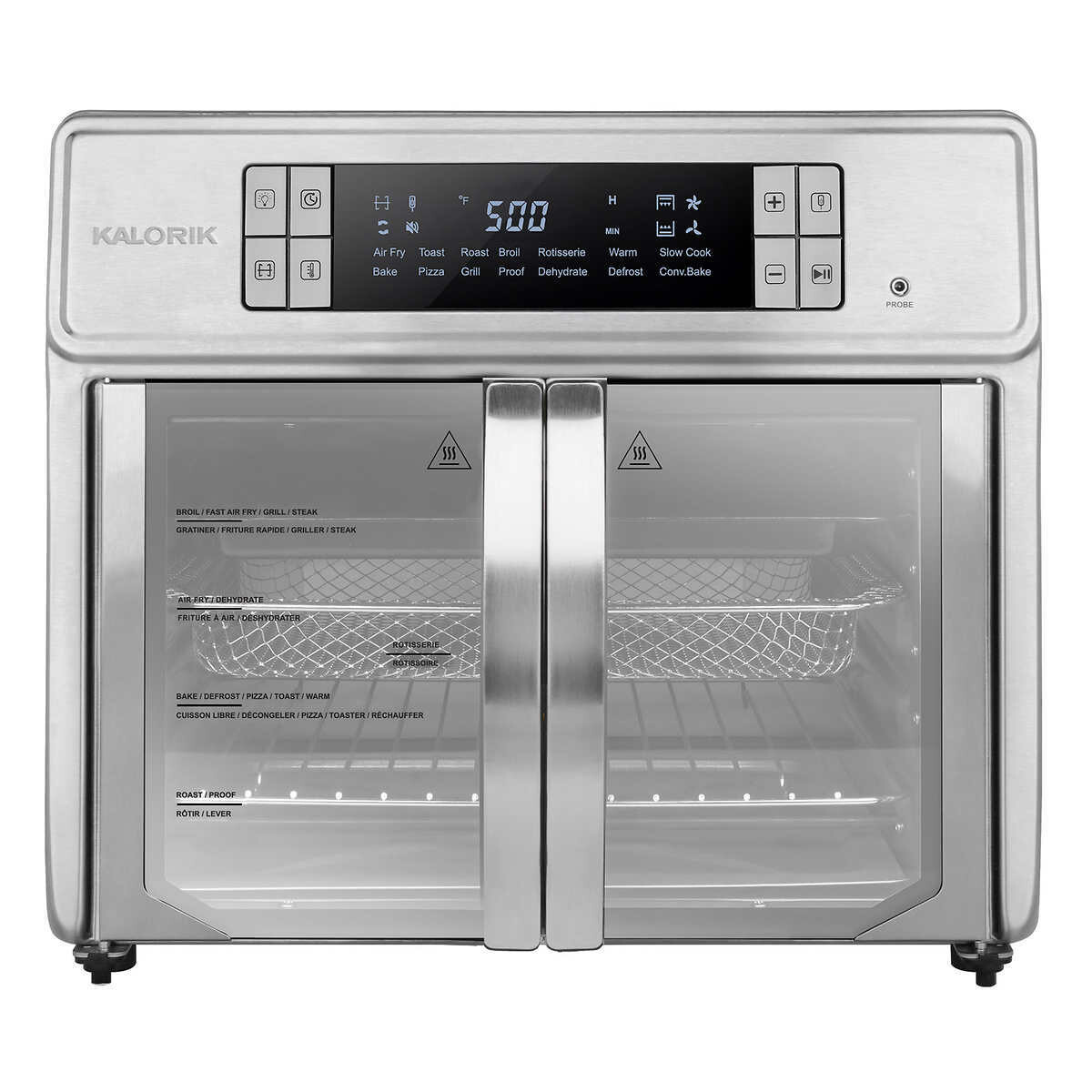 Kalorik MAXX® Advance 24.6 L (26 qt.) Digital Air Fryer Oven with 6 Accessories