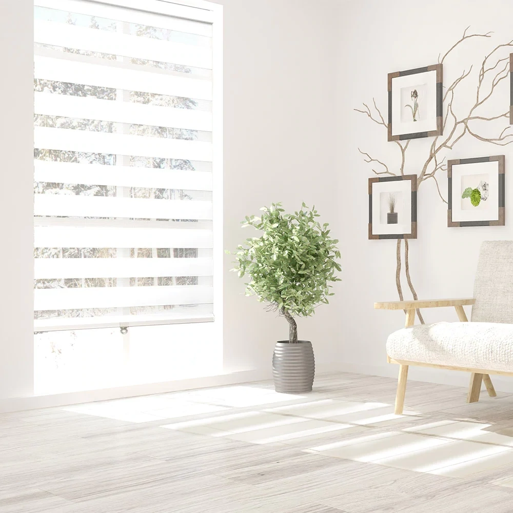 ZEBRA CORDLESS SHADE 48 X 84IN