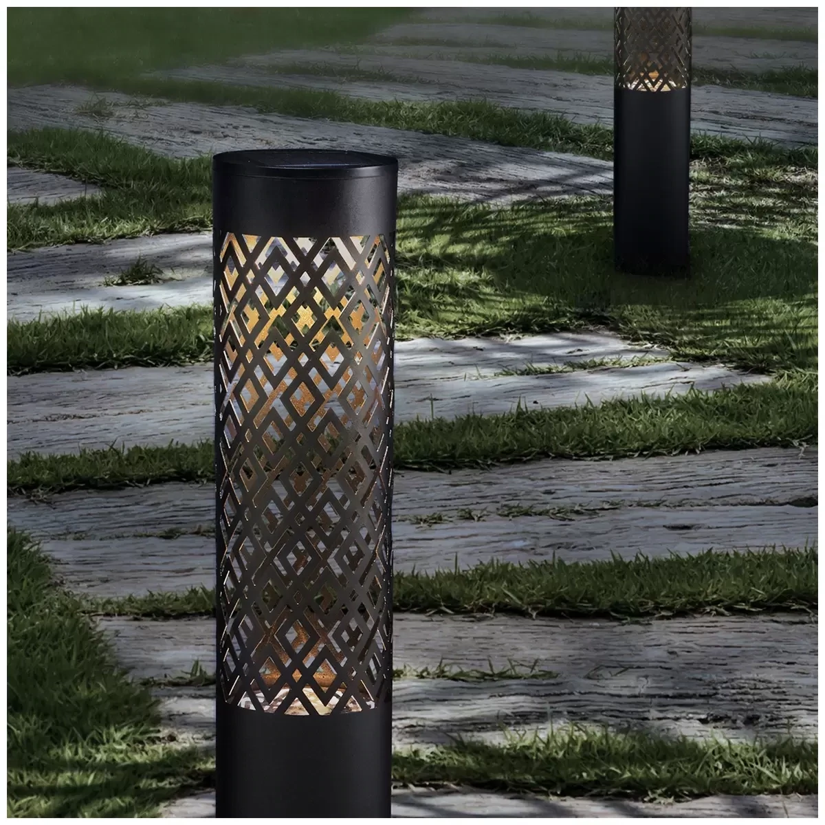 Naturally Solar Pathway Bollard Light Set, 2-pack