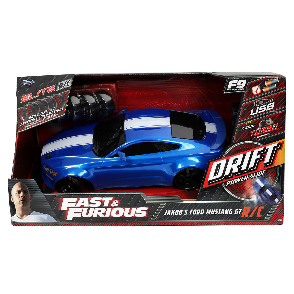 1:10 Fast &amp; Furious Drift RC - Jakob Mustang(U)