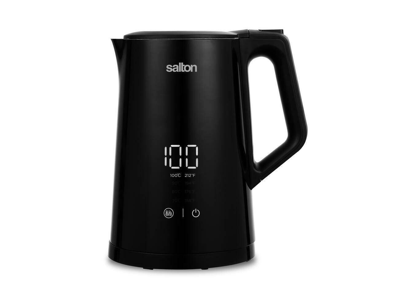 Salton JK1956 Insulated Digital Kettle, Temperature Controlled, Cordless,1.5L, B