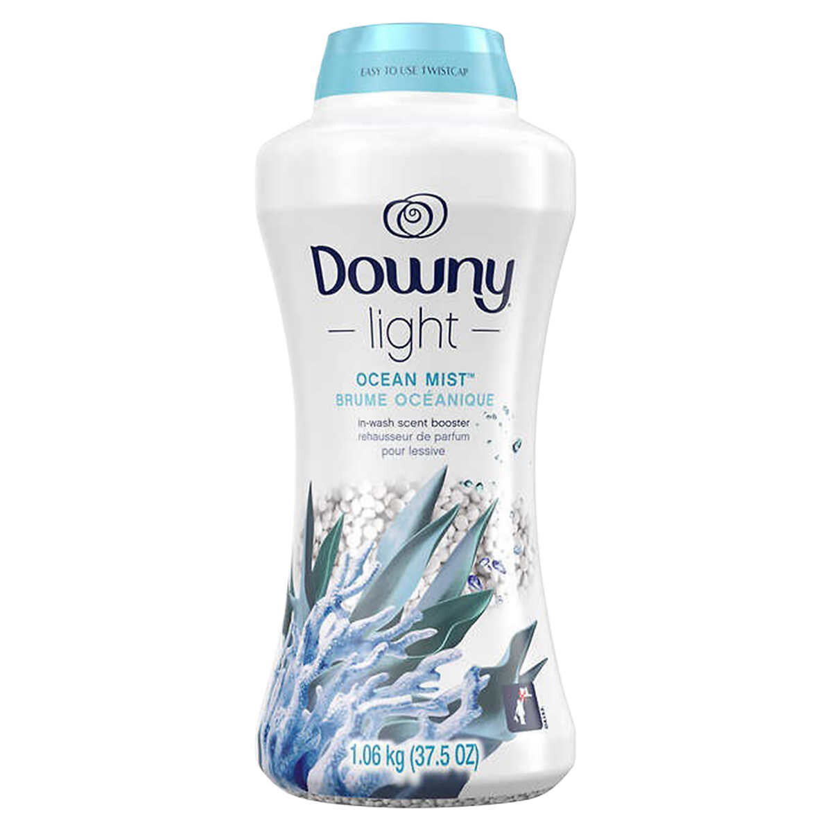 Downy Light Laundry Scent Booster Beads Ocean Mist with No Heavy Perfumes
1.06 kg (37.5 oz)