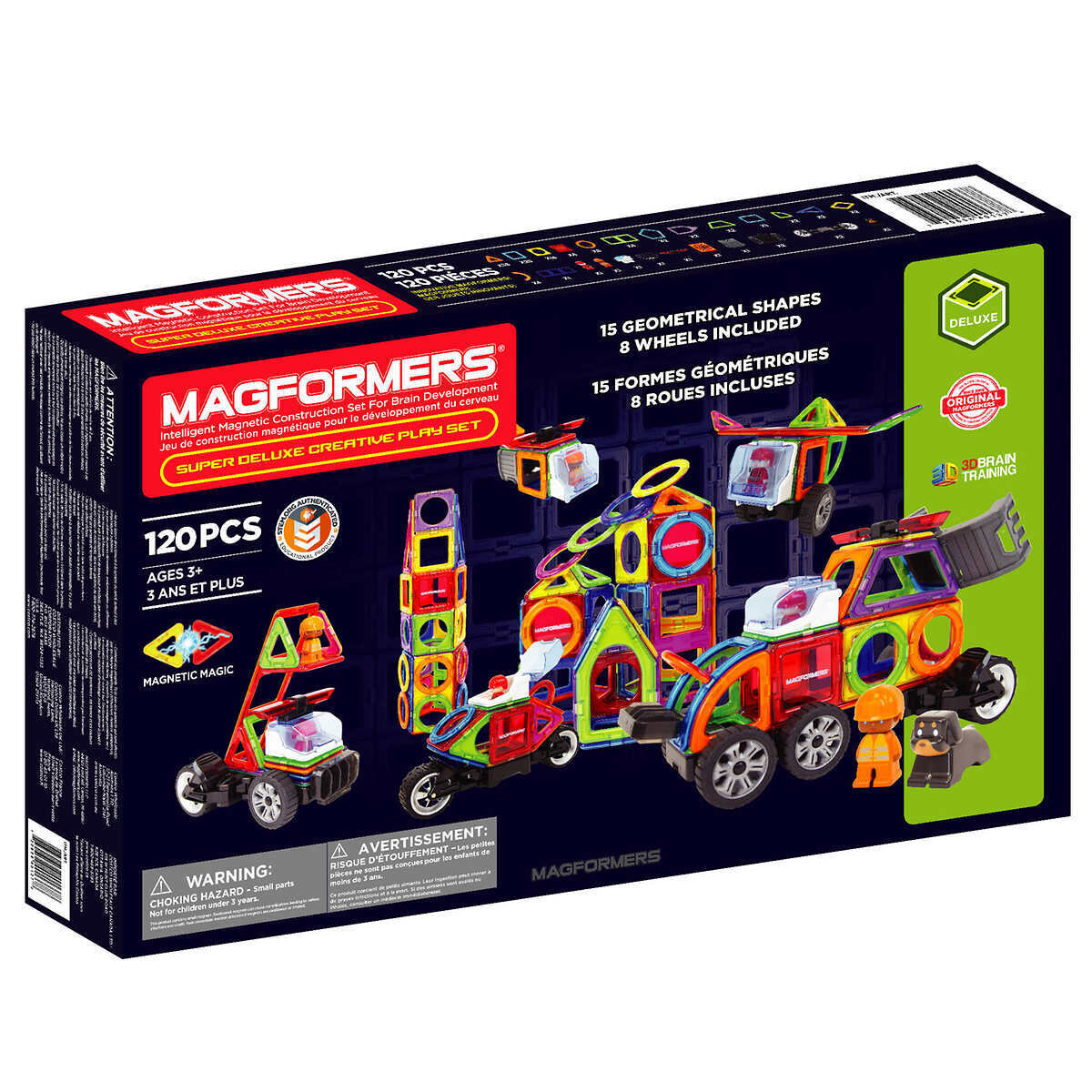 Magformers Super Deluxe Creative Play Set 120 Piece